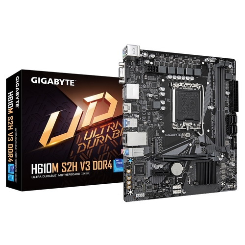 לוח למעבדי אינטל | Gigabyte H610M S2H V3 | Micro-ATX VGA | DP | HDMI