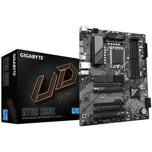 לוח אם אינטל | Gigabyte B760 DS3H | DDR5 | ATX | DP | HDMI | LGA1700