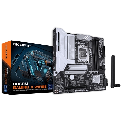 לוח למעבד דור | 15 Gigabyte B860M GAMING X WIFI6E | ATX | 2.5GB LAN