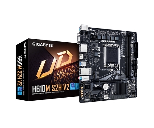 לוח למעבדי אינטל | Gigabyte H610M S2H V2 | Micro-ATX | DDR5
