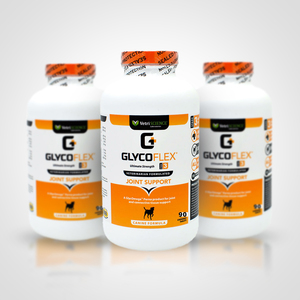 דיל 3 יחידות גלייקופלקס 3 GlycoFlex-תוסף מזון ללכלבים עם בעיות פרקים. 90 טבליות -   גליקו פלקס