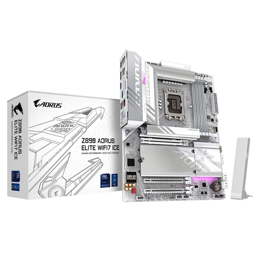 לוח לאינטל דור | 15 Gigabyte Z890 AORUS ELITE WIFI7 ICE | ATX | LGA1851