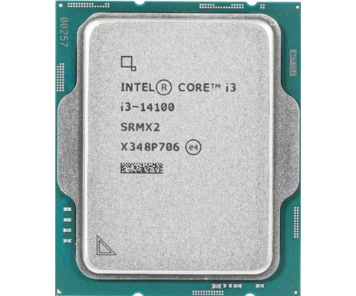 מעבד דור | 14 Intel Core I3 14100 | Tray no fan up to | 4.7GHZ