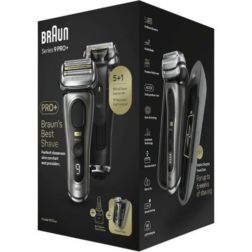 מכונת גילוח עם עמדת שטיפה Braun Series 9 Pro+ 9575cc