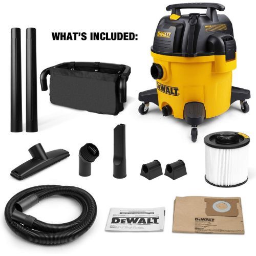 שואב אבק רטוב יבש 34 ליטר עם מפוח DeWalt DXV34P