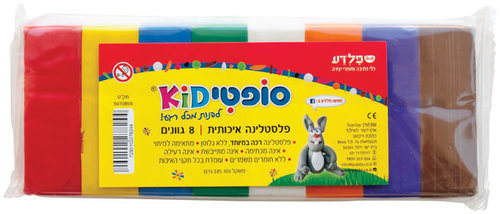 פלסטלינה | 8 גוונים 185 גר | סופטיקיד