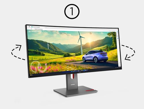מסך מחשב Lenovo ThinkVision P34WD-40 34' | 3440x1440 USB-C