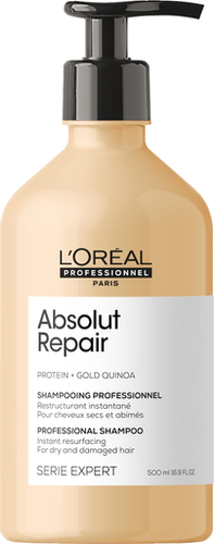 שמפו מקצועי ABSOLUT REPAIR לשיקום השיער לשיער יבש עד יבש מאוד 500 מ