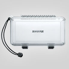 נרתיק נסיעה קשיח לאוזניות SHURE EAHRDCASE-CLEAR