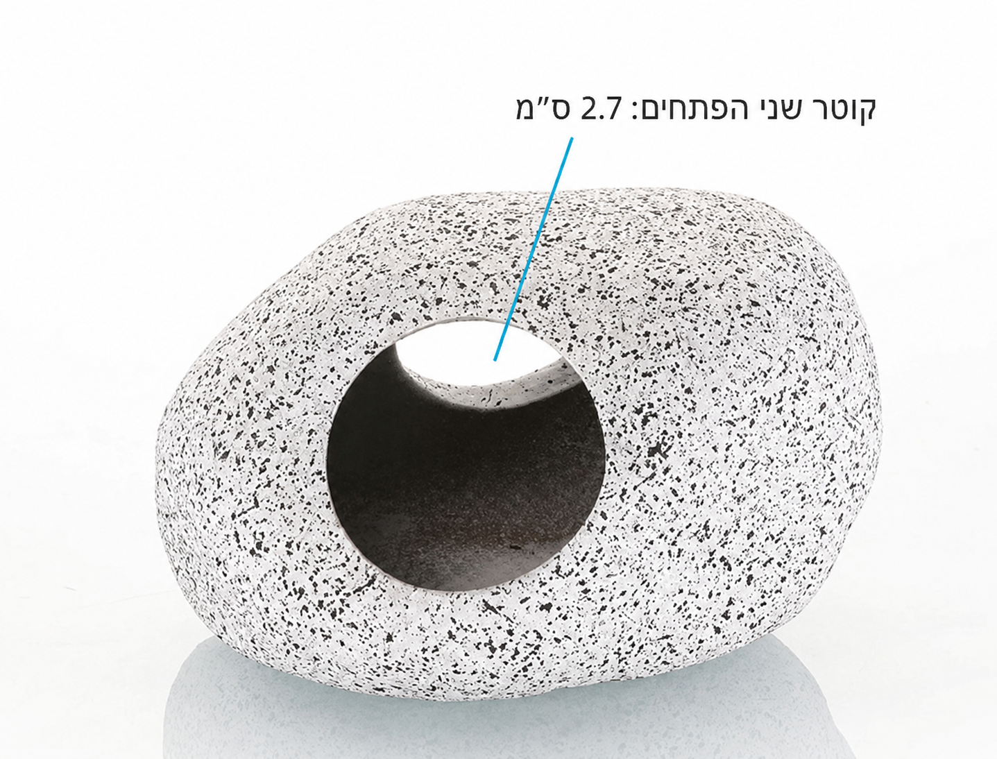 אבן מסתור קרמית עם חור TW1001S