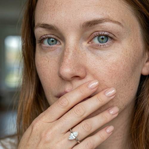 טבעת יהלום מרקיזה 1.0CT זהב 14K
