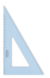 משולש פלסטי 26 ס"מ - זווית 90/60/30