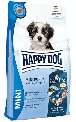 מזון Happy Dog Mini Baby & Junior 4001967165951 - שק מזון יבש 4 ק