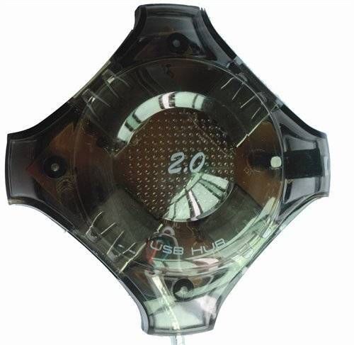 מפצל כוכב USB עם 4יציאות + כבל SILVER LINE SL100H 