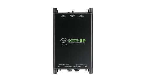 זוית נוספת Mackie MDB-2P Passive Stereo Direct Box