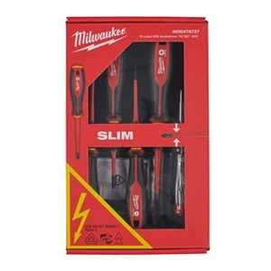 סט מברגים SL PZ לחשמלאים VDE מבודדים 5 יח