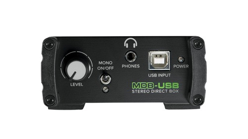 זוית נוספת Mackie MDB-1A Active Direct BoxMackie MDB-USB Active Direct Box