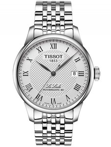 TISSOT T0064071103300 Le Locle מנגנון אוטומטי 80 שעות