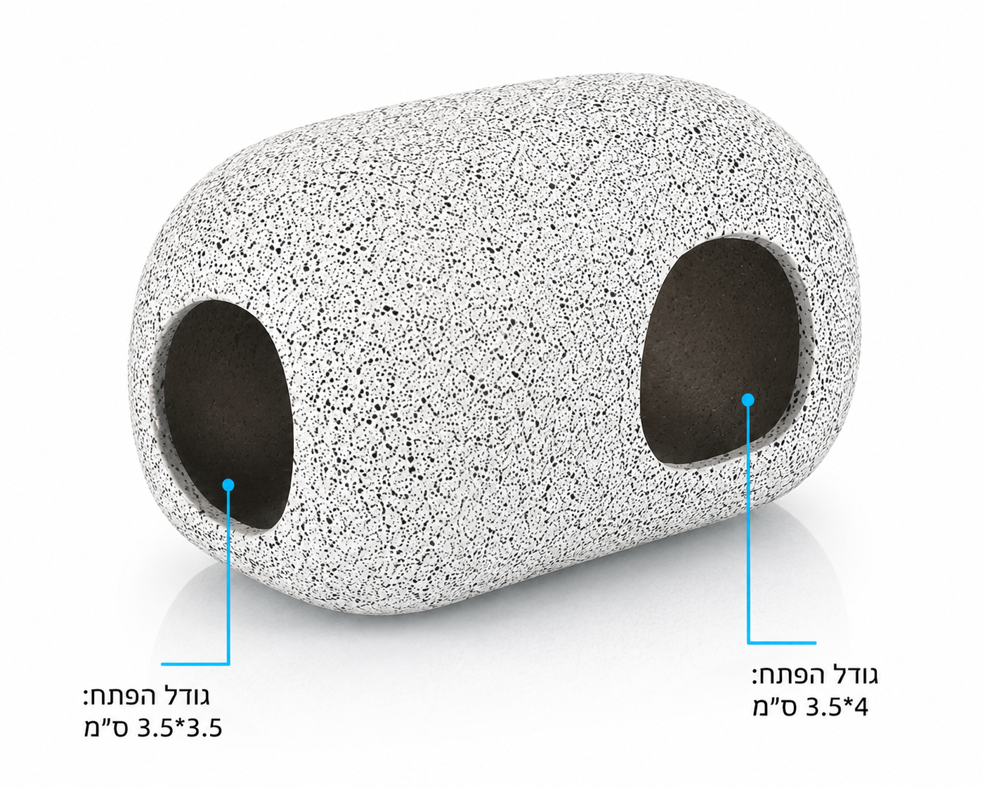 אבן מסתור קרמית עם חור TW1602S