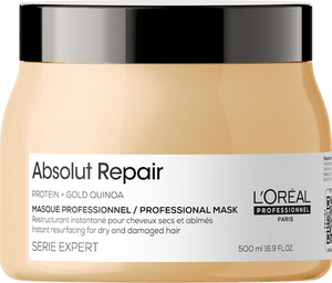 מסכה מקצועית ABSOLUT REPAIR לשיקום השיער לשיער יבש עד יבש מאוד 500 מ"ל