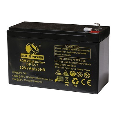 סוללה נטענת למגלה דגים ולמשאבות 12V עם 9 אמפר