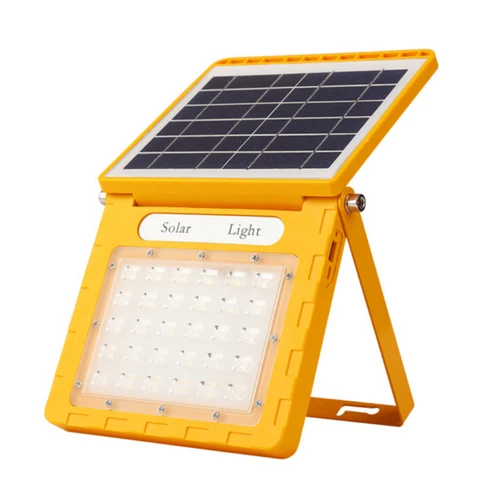 פרוז'קטור עוצמתי נייד 50W לשטח | נטען סולארי