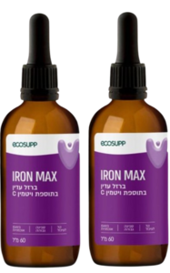 מבצע זוג IRON MAX ברזל נוזלי 120 מ"ל