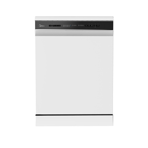 מדיח כלים רחב 60 ס"מ 14 מערכות כלים לבן Midea דגם WQP14-W7633C-W