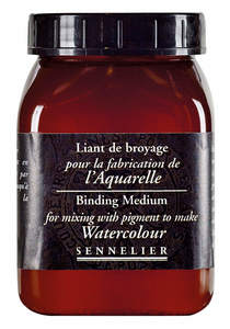 Watercolor Binding Medium מדיום מקשר לטחינת צבעי מים Sennelier