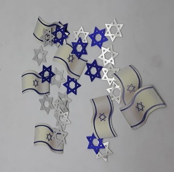 קונפטי יום העצמאות 50 גר'
