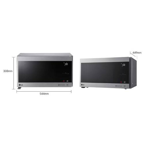 מיקרוגל דיגיטלי משולב גריל 42 ליטר LG MH8295CIS Smart Inverter 1200W כסוף