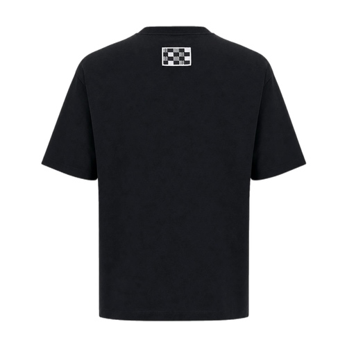 חולצה BALR מידות XS-3XL לגברים בגוון שחור עם לוגו לבן