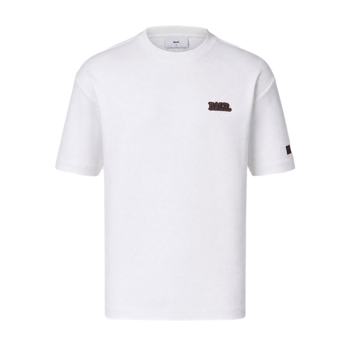 חולצה BALR מידות XS-3XL לגברים בגוון לבן עם לוגו