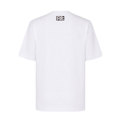 חולצה BALR מידות XS-3XL לגברים בגוון לבן עם לוגו