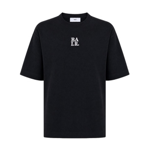 חולצה BALR מידות XS-3XL לגברים בגוון שחור עם כיתוב