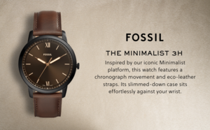 FOSSIL FS5551 שעון דק לגברים חדש