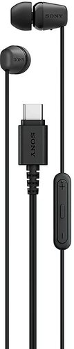 אוזניות תוך אוזן חוטיות עם מיקרופון Sony USB-C IER-EX15C - צבע שחור