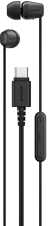 אוזניות תוך אוזן חוטיות עם מיקרופון Sony USB-C IER-EX15C - צבע שחור