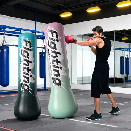 שק אגרוף רצפתי מתנפח | Fighting Spirit - גובה 1.5M