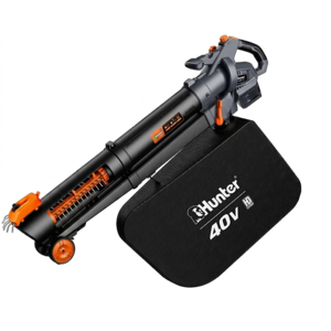 מפוח עלים  נטען משולב שואב /גורס/ נושף 40V (2x20V) [ גוף בלבד ] 102903-013 ]HUNTER 