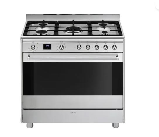 תנור משולב 90 ס"מ נירוסטה מבית SMEG דגם SSA91MAX2