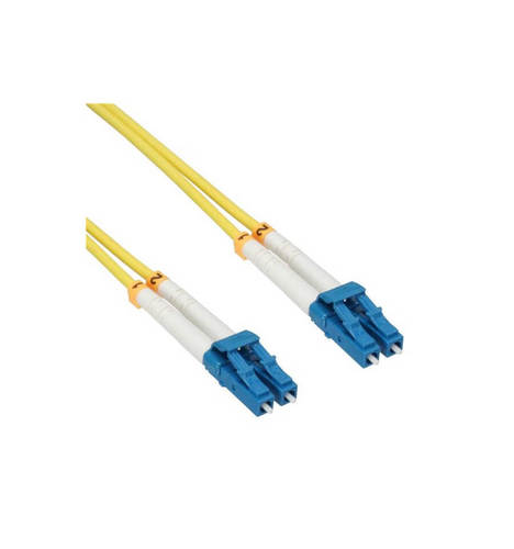 Fiber optic jumper,LC/LC,Duplex,SM(9/125)3m,PVC,OD=2.0MM - 4107 מגשר ...