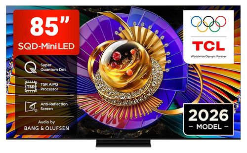 טלוויזיה 85 אינץ TCL 85C7L 144Hz SQD-Mini LED AI TV 4K 