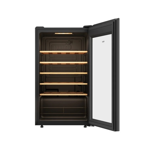 מקרר יין 34 בקבוקים Haier דגם HWS34GGH1 - צבע שחור עם דלת זכוכית