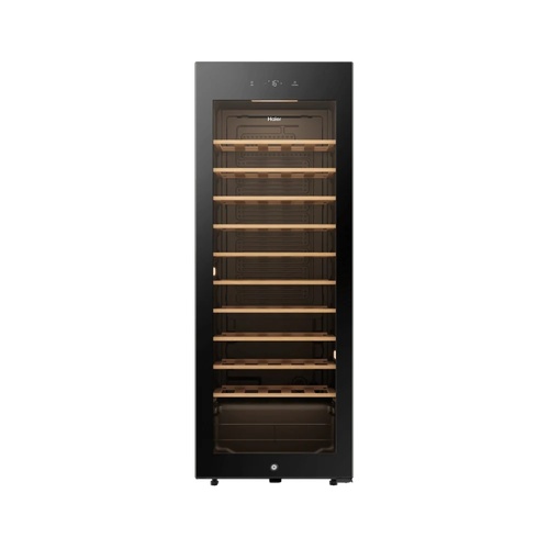 מקרר יין 58 בקבוקים Haier דגם HWS58GGH1 צבע שחור עם דלת זכוכית