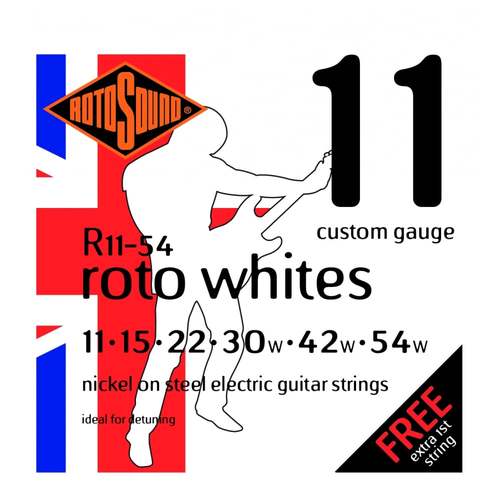 סט מיתרים ניקל 0.11 חשמלית ROTOSOUND R11-54-F D-TUNE