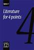 Litrature for 4 points option 1 ליטרצ'ר פור4 נק' אופ' 1 -ECB 