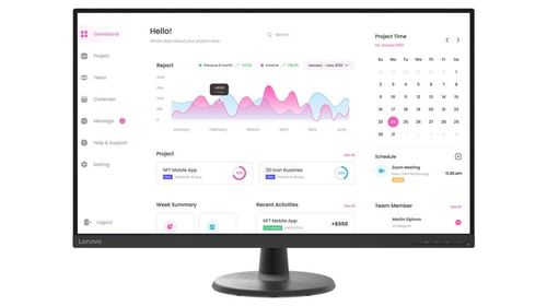 מסך מחשב Lenovo D32-45 Monitor 31.5 67A0GAC2IS 
