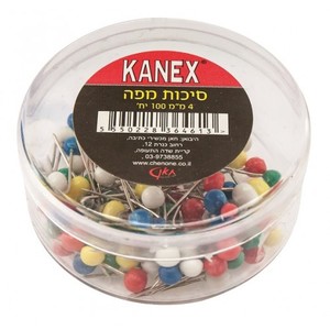 סיכות מפה 4 מ"מ KANEX