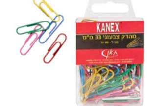 מהדק נייר צבעוני 33 מ”מ